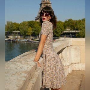 Quanta du Soleil Muti-color Floral Dress